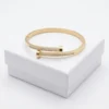 Anti-Tarnish Nail Bracelet | 18K Gold PVD Plated