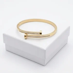 Anti-Tarnish Nail Bracelet | 18K Gold PVD Plated