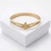 Crown Tiara Anti-Tarnish Bracelet | 18K Gold PVD