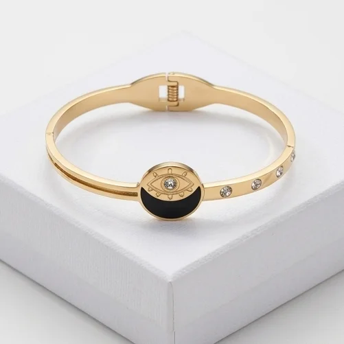 Evil Eye Anti-Tarnish Bracelet | 18K Gold Plating