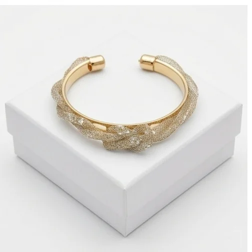 Mesh Knot Anti-Tarnish Bracelet | 18K Gold Plating