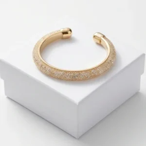 Crystal Mesh Anti-Tarnish Bracelet | 18K Gold Plating
