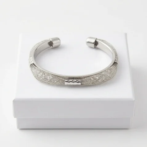 Stainless Mesh Anti-Tarnish Chain | Silver Polish