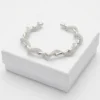 Twist-Mesh Anti-Tarnish Bracelet | Silver Finish