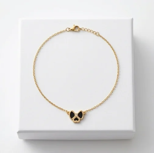 Clover Anti-Tarnish Chain With Pendent | 18K Gold Plating