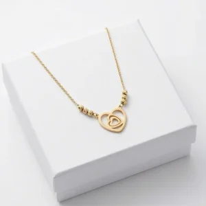 Triple Heart Chain With Pendent | 18K Gold Plating