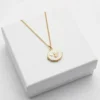 Honeybee Coin Anti-Tarnish Chain With Pendent | 18K Gold Plating