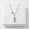 Floral Slide Anti-Tarnish Chain With Pendent | 18K Gold plating