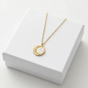 Triple Star Anti-Tarnish Chain With Pendent | 18KGold Plating