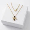 Infinity Knot Anti-Tarnish Chain With Pendent | 18K Gold Plating