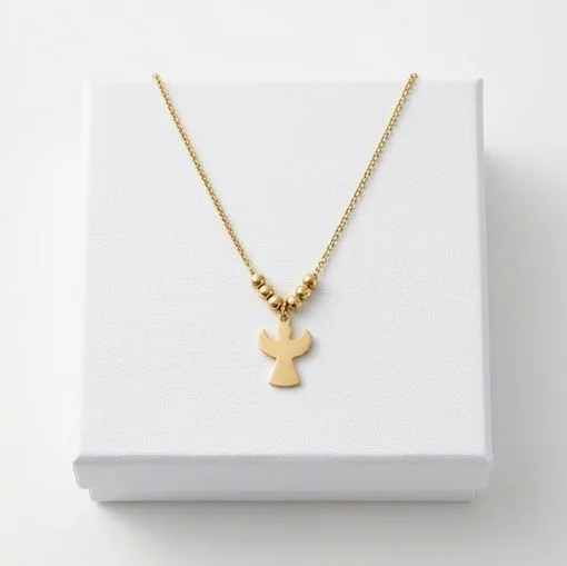 Dove Peace Anti-Tarnish Chain With Pendent | 18K Gold Plating