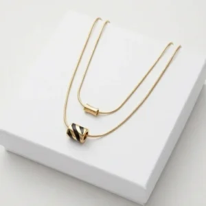Star Compass Anti-Tarnish Chain With Pendent| Gold plating