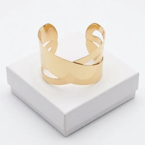 X-Crossover Anti-Tarnish Bracelet | 18K Gold Plating