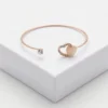 Radiant Heart Fashion Bracelet | Rose Gold Plating