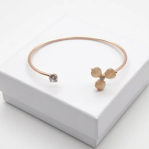 Eternal Clover Fashion Bracelet | Rose Gold Plating