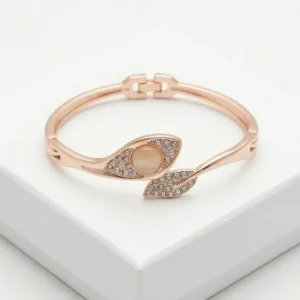 Luminous Petal Fashion Bracelet | Rose Gold Plating