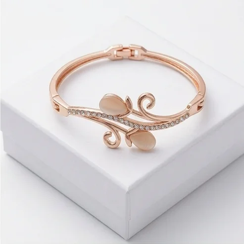 Vintage Swirl Fashion Bracelet | Rose Gold Plating
