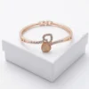 Heart Blossom Fashion Bracelet | Rose Gold Plating