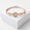Trilogy Orb Fashion Bracelet | Rose Gold Plating