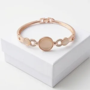Trilogy Orb Fashion Bracelet | Rose Gold Plating