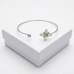 Ethereal Blossom Fashion Bracelet | Silver Plating