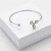 Trifolium Bloom Fashion Bracelet | Silver Plating