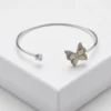 Glimmer Butterfly Fashion Bracelet | Silver Plating