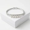 Celestial Pearl Fashion Bracelet | Silver Plating