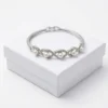 Aria Wave Fashion Bracelet | Silver Plating