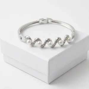 Ethereal Marquise Fashion Bracelet | Silver Plating