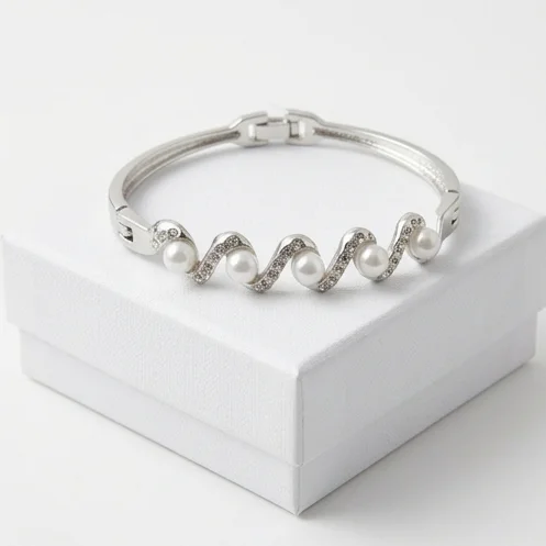 Ethereal Marquise Fashion Bracelet | Silver Plating