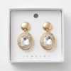 Celestial Crystal Anti-Tarnish Ear Ring | 18K Gold Plating