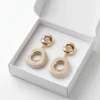 Celestial Swirl Anti-Tarnish Ear Ring | 18K Gold Plating