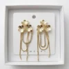 Golden Flora Anti-Tarnish Ear Ring | 18K Gold Plating