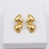Dubble Joint Heart Anti-Tarnish Ear Ring | 18K Gold Plating