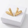 Geometric V Anti-Tarnish Ear Ring | 18K Gold Plating
