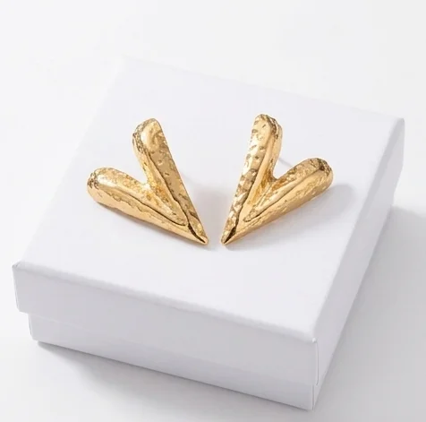 Geometric V Anti-Tarnish Ear Ring | 18K Gold Plating