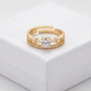 Celestial Anti-Tarnish Finger Ring | 18K Gold Plating