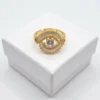 Aura Crown Anti-Tarnish Finger Ring | 18K Gold Plating