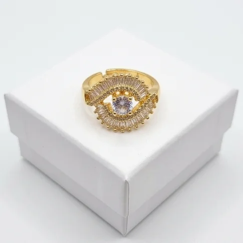 Aura Crown Anti-Tarnish Finger Ring | 18K Gold Plating