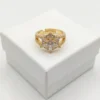 Regal Marquise Star Anti-Tarnish Finger Ring | Gold Plating